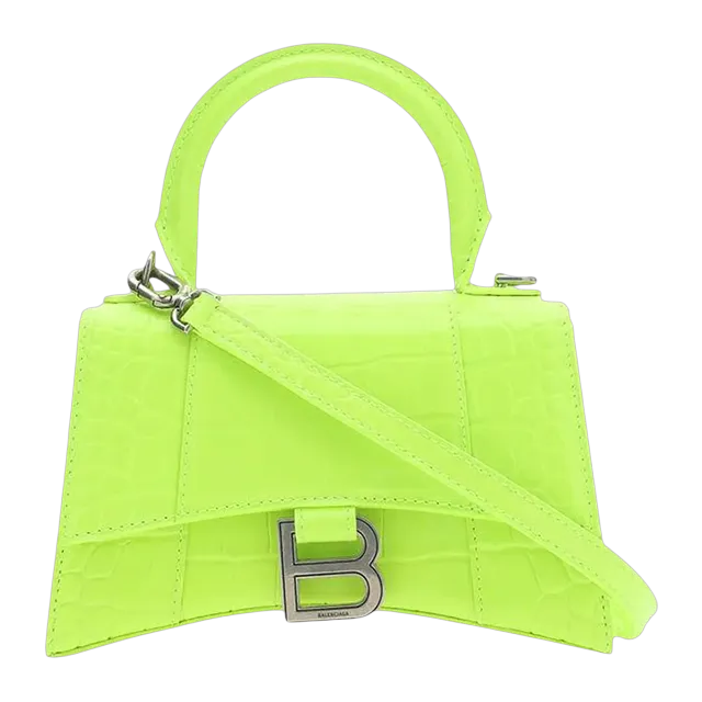 Balenciaga Hourglass Top Xs 19Cm Acid Yellow — Authentic at CLZTURE