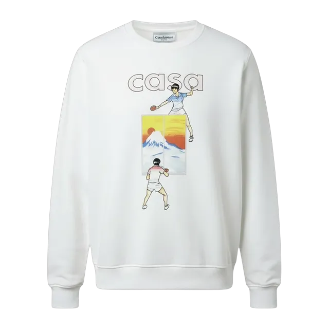 Casablanca Tennis Club White — Authentic Hoodies & Sweats at CLZTURE
