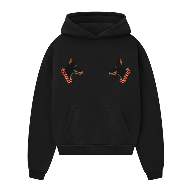 Rhude London Hound Hoodie Black — Authentic Rhude in stock at CLZTURE