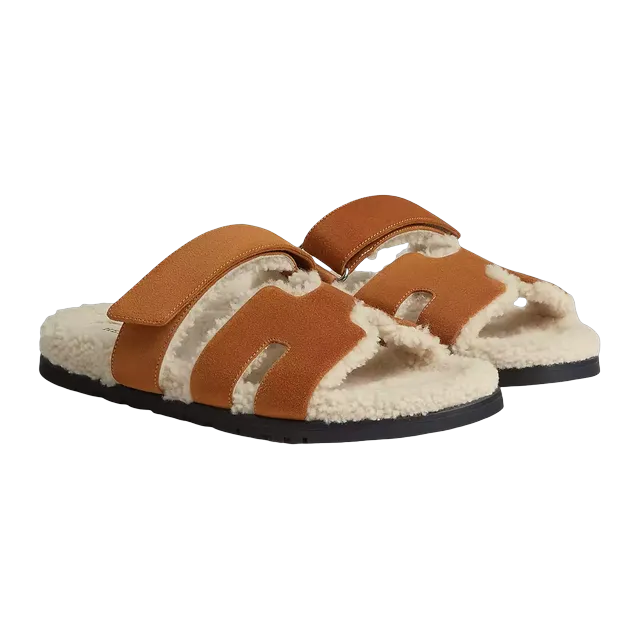 Hermès Sandals Chypre Orange — Authentic Shoes & Footwear at CLZTURE