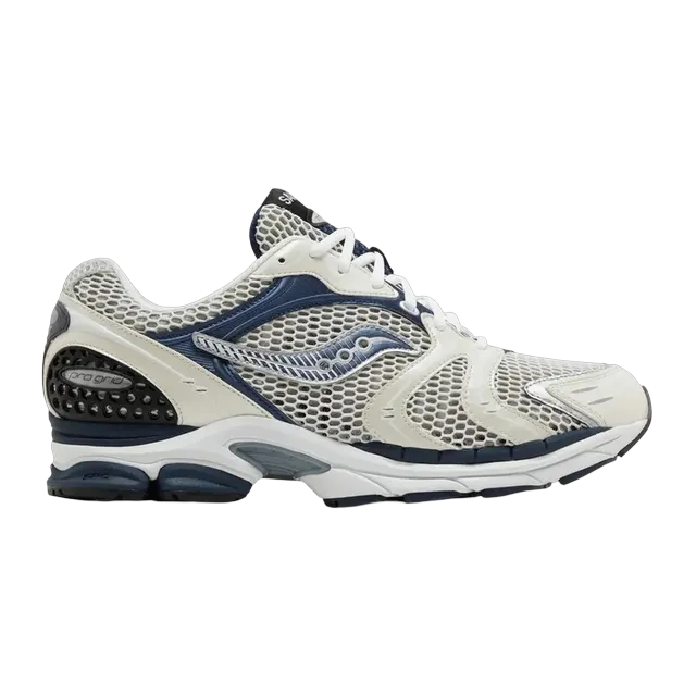 Saucony Progrid Triumph 4 White Navy — Authentic Shoes & Footwear at CLZTURE
