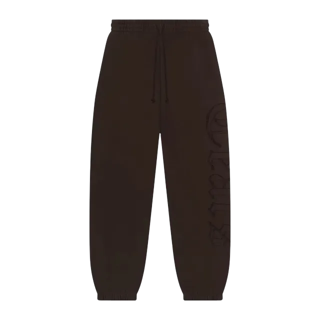 Denim Tears Cut Out Sweatpants Brown — Authentic Denim Tears in stock at CLZTURE