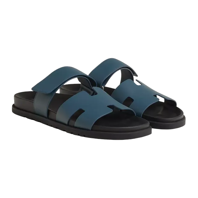 Hermès Sandals Chypre Blue — Authentic Hermès in stock at CLZTURE