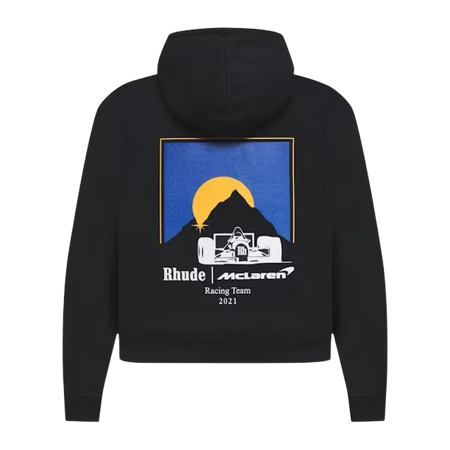 Rhude Moonlight Rhacer Hoodie Black — Authentic Hoodies & Sweats at CLZTURE