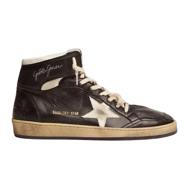 Golden Goose Sneakers Sky-Star Black — Authentic Shoes & Footwear at CLZTURE