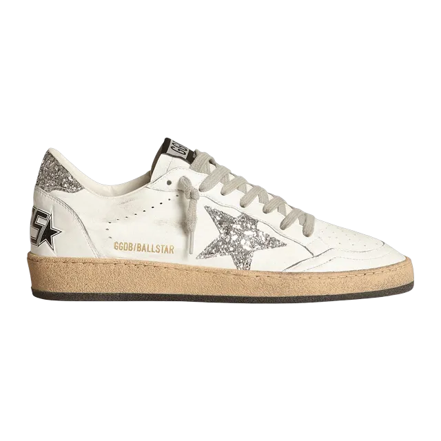 Golden Goose Sneakers Ball-Star Silver — Authentic Shoes & Footwear at CLZTURE