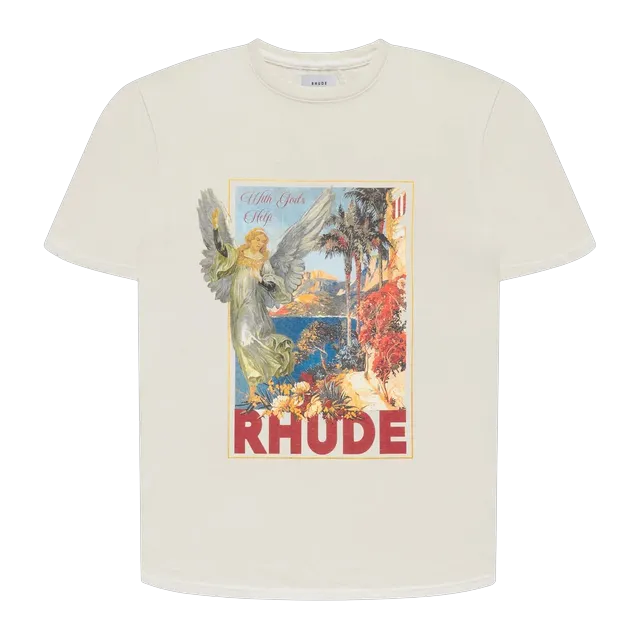 Rhude Angel T-Shirt Neutral — Authentic at CLZTURE