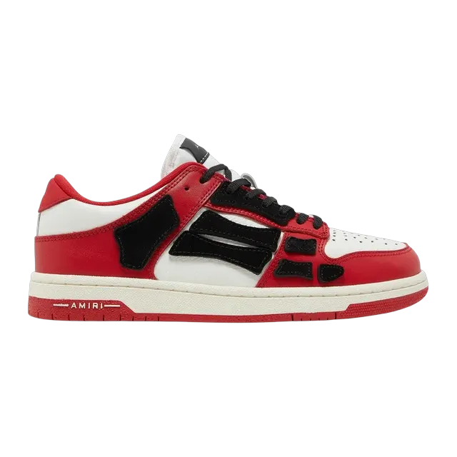 Amiri Skel Top Low Red — Authentic Shoes & Footwear at CLZTURE