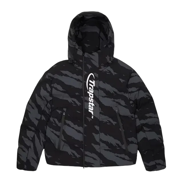 Trapstar Hyperdrive Technical Puffer Grey Camo — Authentic Jackets & Outerwear at CLZTURE