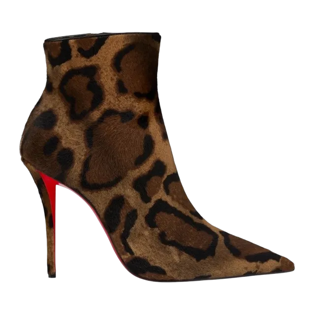 Christian Louboutin Miss z Booty 100Mm Leopard — Authentic Christian Louboutin in stock at CLZTURE