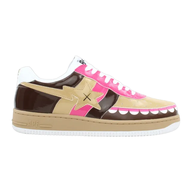 BAPE Kaws x Bapesta Fs-029 Low Chompers – Coffee — Authentic Shoes & Footwear at CLZTURE