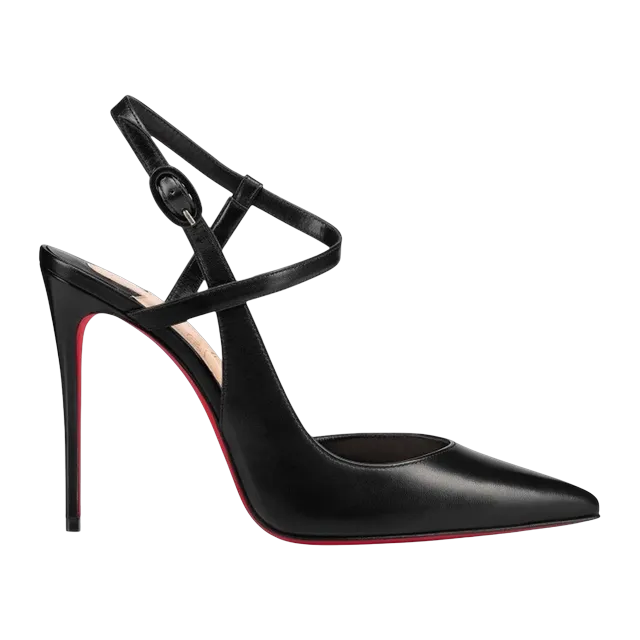 Christian Louboutin Jenlove 100Mm Black — Authentic Christian Louboutin in stock at CLZTURE