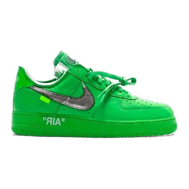 Nike X Off-White Air Force One Light Green Spark — Authentic Nike at CLZTURE