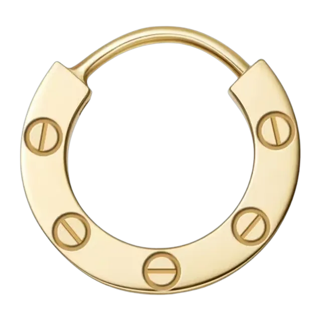 Cartier Mono Boucle D’Oreille Love Gold — Authentic Cartier in stock at CLZTURE