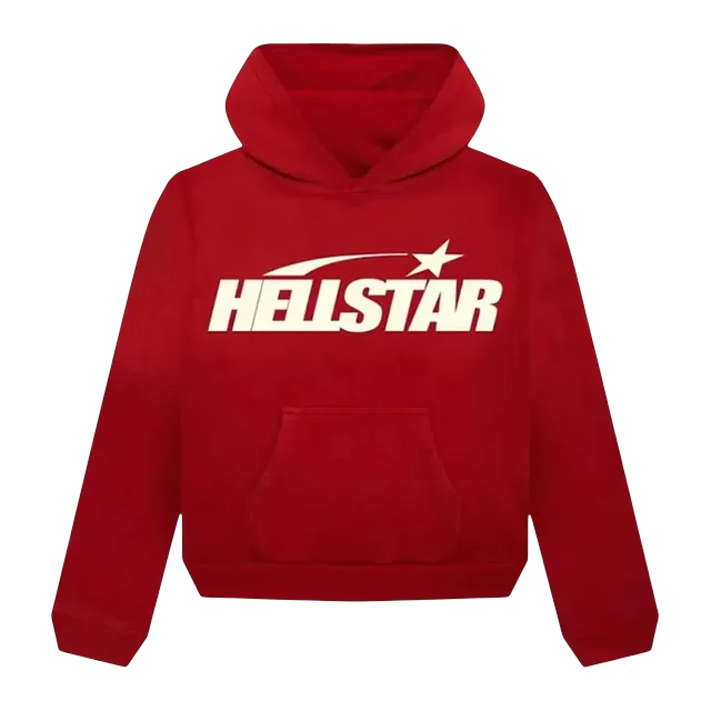 Hellstar Uniform Hoodie Red — Authentic Hoodies & Sweats at CLZTURE