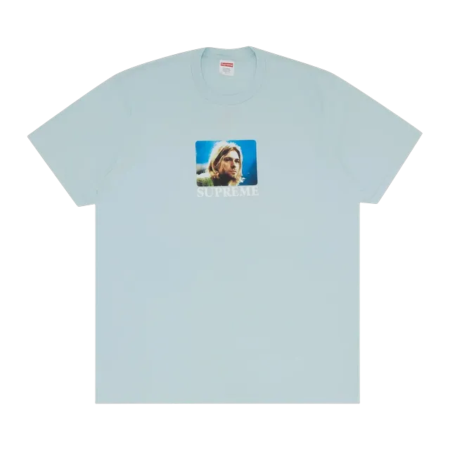 Supreme Kurt Cobain T-Shirt Pale Blue — Authentic Supreme in stock at CLZTURE