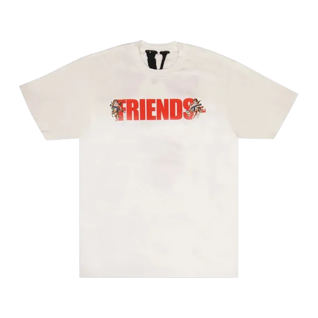 Vlone Angels Friends T-Shirt White — Authentic T-Shirts at CLZTURE