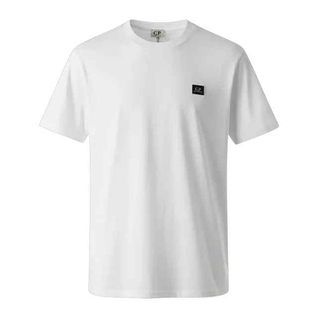 C.P. Company T-Shirt Logo White — Authentic T-Shirts at CLZTURE