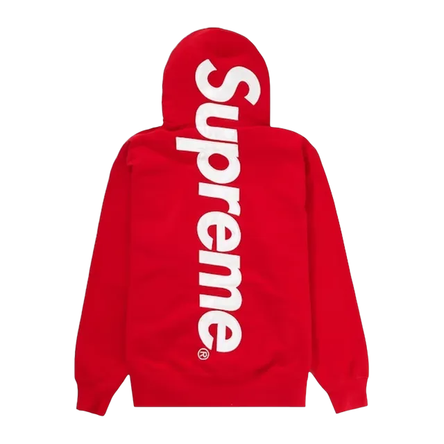 Supreme Satin Applique Hooded Red — Authentic Supreme in stock at CLZTURE
