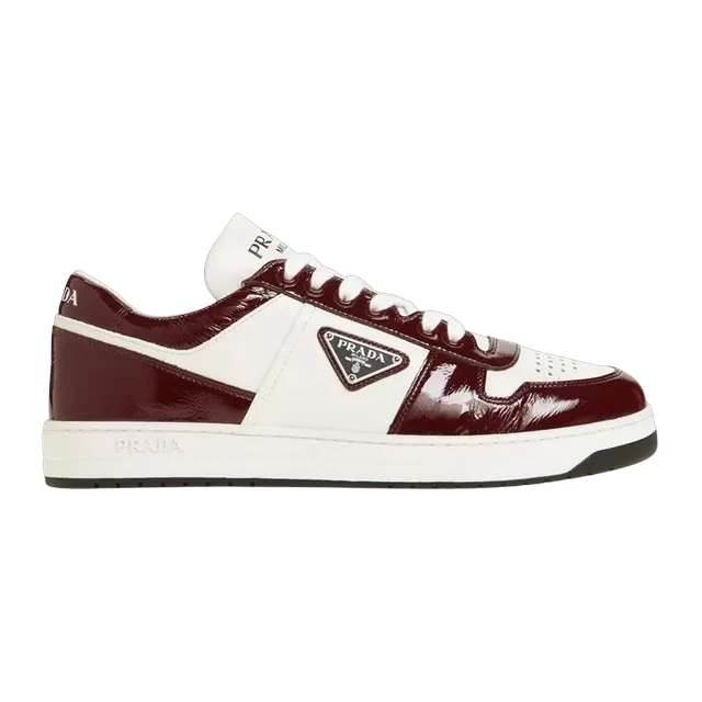 Prada Downtown Leather White Purple — Authentic Shoes & Footwear at CLZTURE