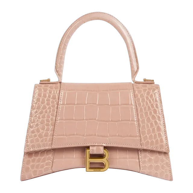 Balenciaga Hourglass Top Xs 19Cm Croco Beige — Authentic Bags & Luggage at CLZTURE