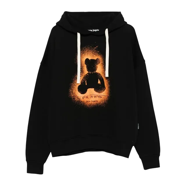 Palm Angels Bear Sprayed Black — Authentic Hoodies & Sweats at CLZTURE