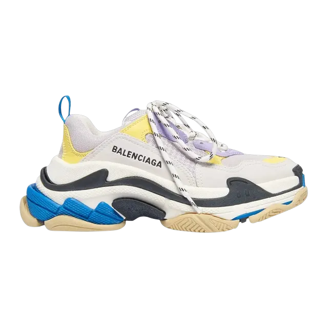 Balenciaga Triple S Purple Yellow — Authentic Shoes & Footwear at CLZTURE