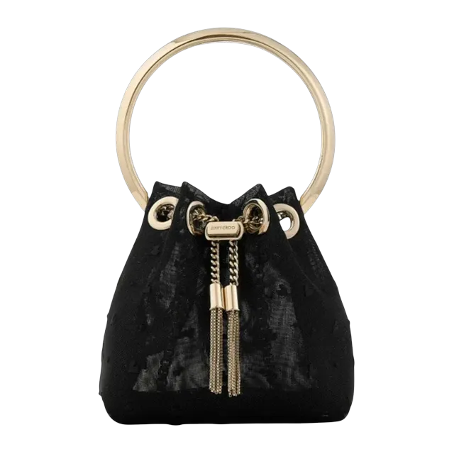 Jimmy Choo Micro Bon Bon Black — Authentic Clutches & Pouches at CLZTURE