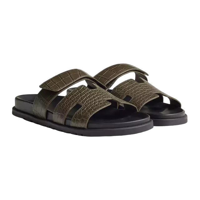 Hermès Sandals Chypre Brown — Authentic Shoes & Footwear at CLZTURE