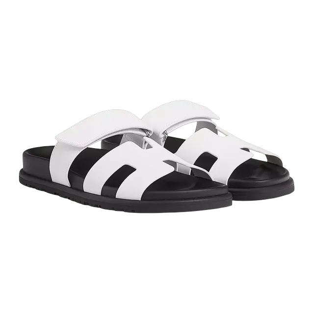 Hermès Sandals Chypre White — Authentic Hermès in stock at CLZTURE