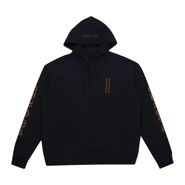 Chrome Hearts Vertical Logo Hoodie Black/Brown — Authentic Hoodies & Sweats at CLZTURE