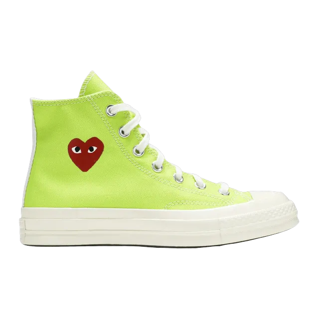 Converse Comme Des Garçons x Chuck 70 High Bright Green — Authentic Shoes & Footwear at CLZTURE
