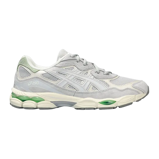 ASICS Gel Nyc Cloud Grey Green — Authentic Shoes & Footwear at CLZTURE