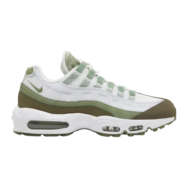 Air Max 95 White Oil Green — Authentic Shoes & Footwear at CLZTURE