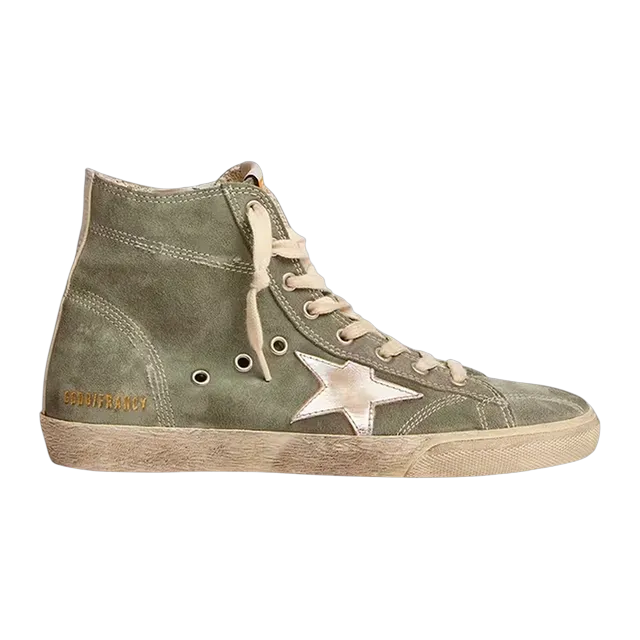 Golden Goose Sneakers Francy Green — Authentic Shoes & Footwear at CLZTURE
