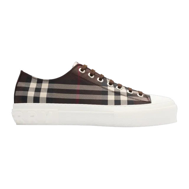 Burberry Sneakers Check Brown — Authentic Shoes & Footwear at CLZTURE