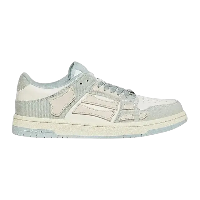 Amiri Skel Top Low Mint Denim — Authentic Shoes & Footwear at CLZTURE