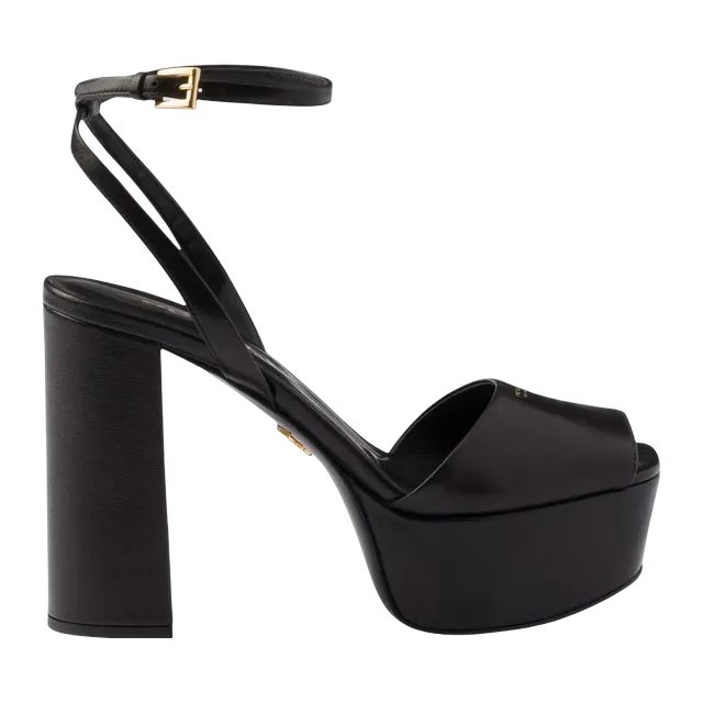 Prada Nappa Leather Platform Black — Authentic Prada in stock at CLZTURE