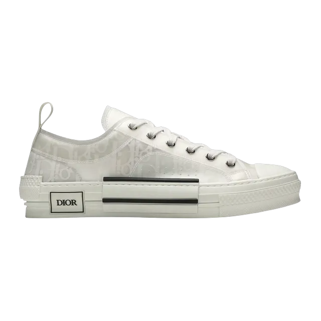 Dior Sneakers B23 Basse Oblique White — Authentic Shoes & Footwear at CLZTURE