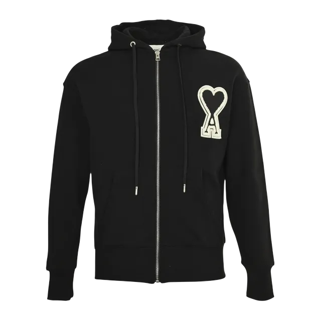 Zip Ami De Coeur Black — Authentic Hoodies & Sweats at CLZTURE