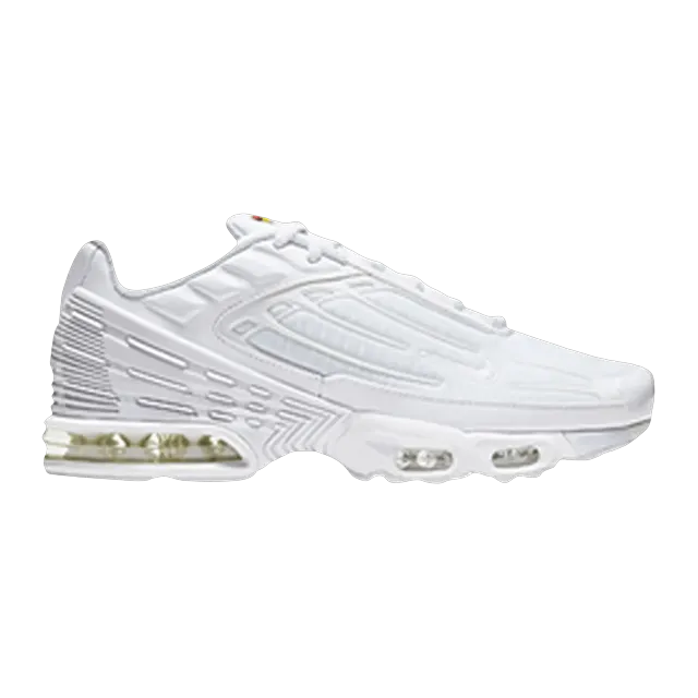 Air Max Plus 3 Triple White — Authentic Shoes & Footwear at CLZTURE