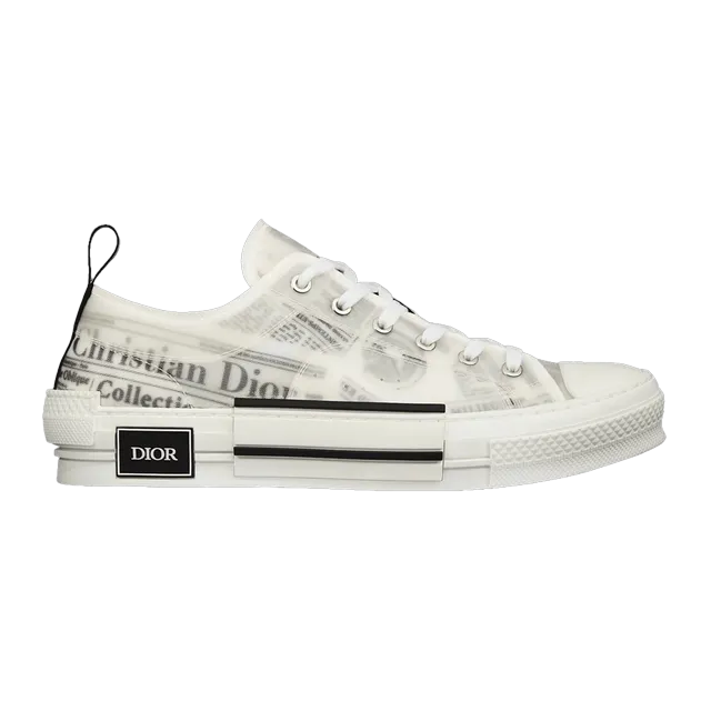 Dior Sneakers B23 Basse Newsprint — Authentic Dior in stock at CLZTURE