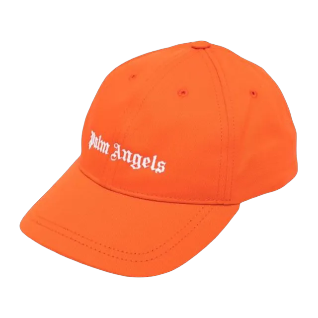 Palm Angels Cap Baseball logo Orange — Authentic Caps & Beanies at CLZTURE