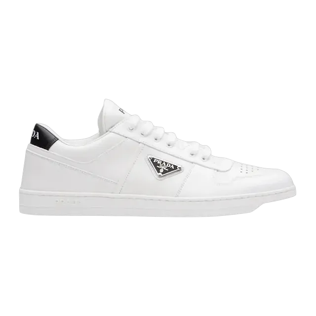 Prada Downtown Leather White Black — Authentic Shoes & Footwear at CLZTURE