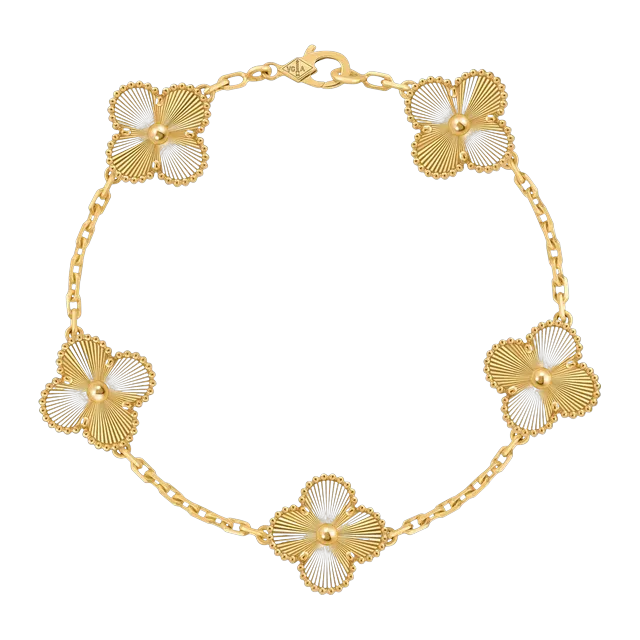 Van Cleef & Arpels Vintage Alhambra 5 Motifs Gold — Authentic Jewelry at CLZTURE