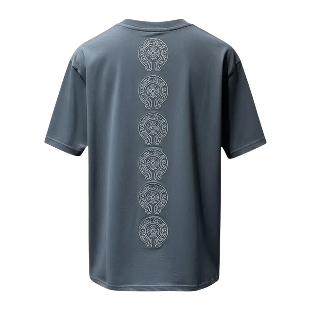 Chrome Hearts T-Shirt Cross Logo Grey — Authentic Chrome Hearts in stock at CLZTURE