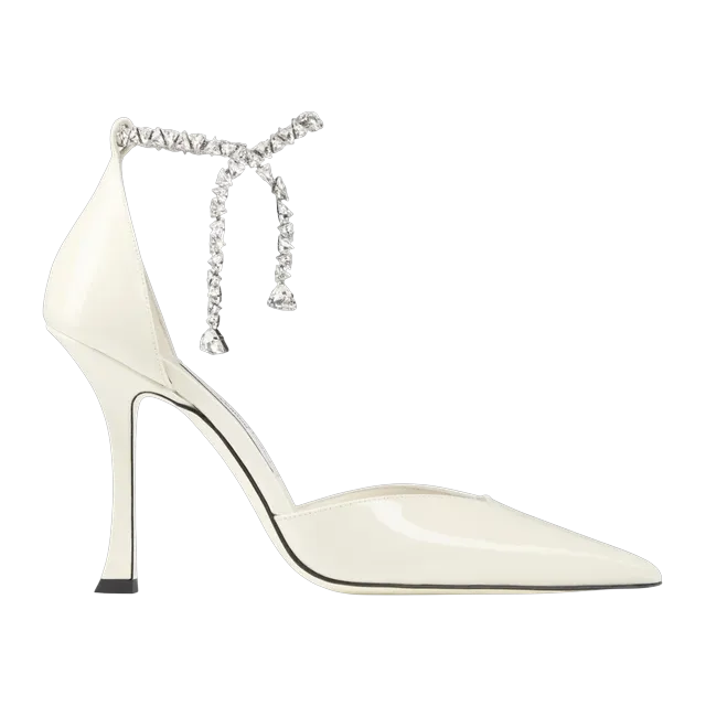 Jimmy Choo Stevie 100Mm White — Authentic Jimmy Choo in stock at CLZTURE