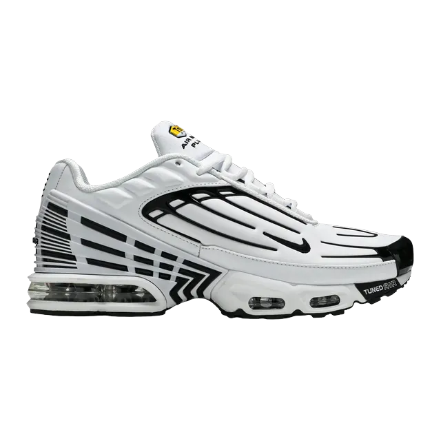 Air Max Plus 3 Leather White Black — Authentic Shoes & Footwear at CLZTURE