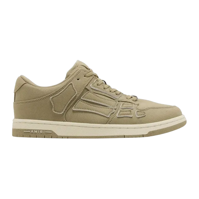 Amiri Chunky Canvas Skel Top Low Green — Authentic at CLZTURE