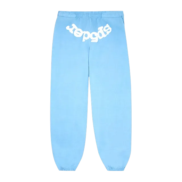 Sp5der Classic Sweatpant Sky Blue — Authentic Sp5der in stock at CLZTURE